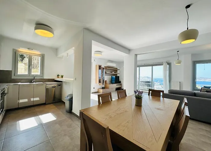 Seaview & Jacuzzi Summer * Agios Stefanos (Mykonos)