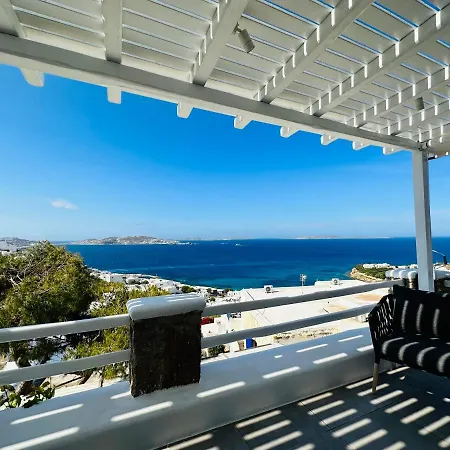 Seaview & Jacuzzi Summer Apartment Mykonos Town